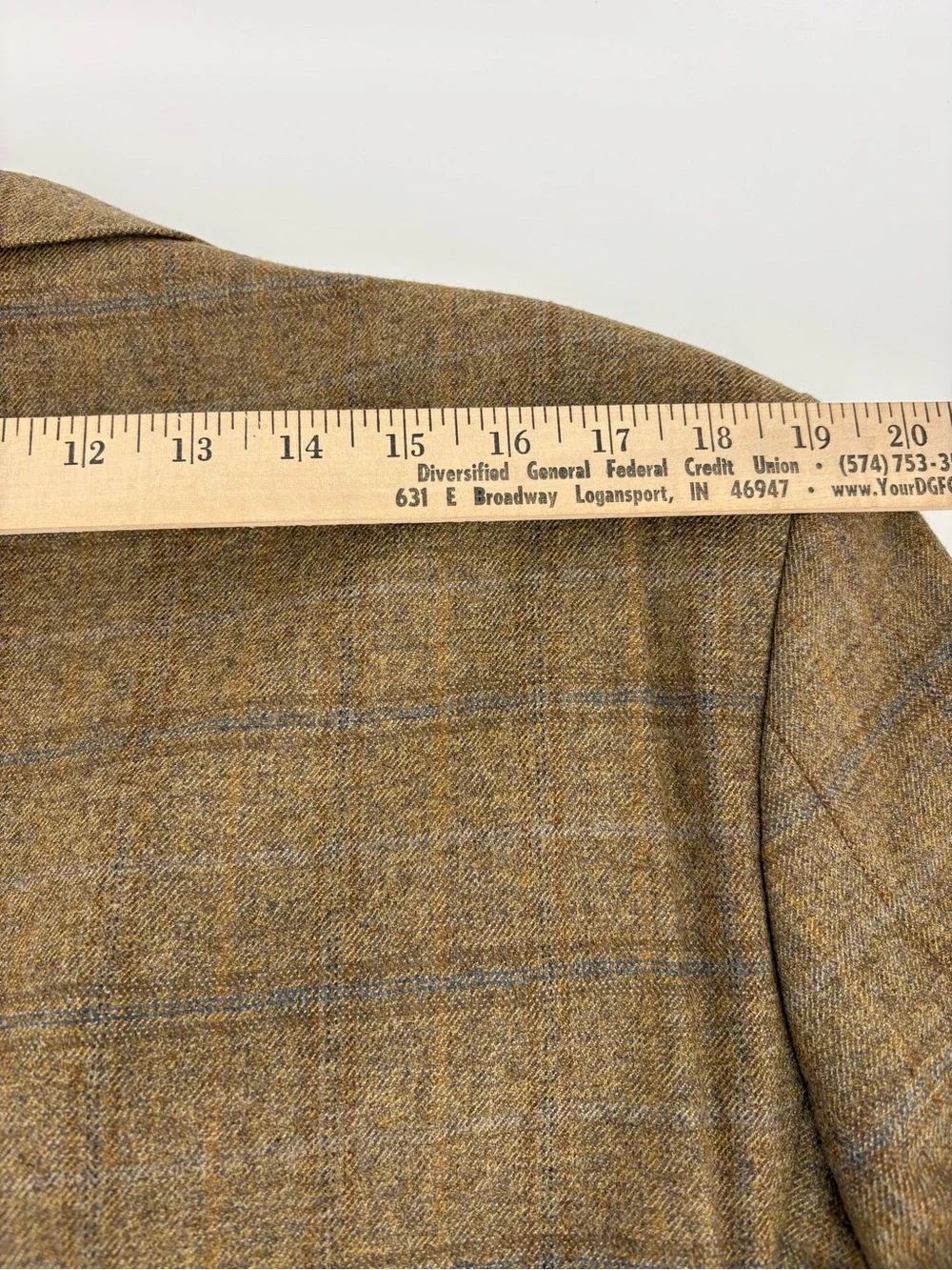 Bruno Piattelli for Andrew Davis Men's 42R Wool Tweed Blazer Sport Coat Coppley